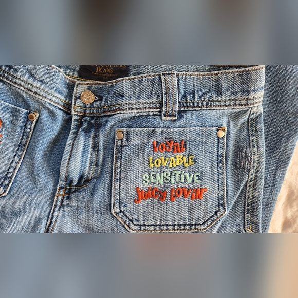 Juicy Couture Hippie Jeans Size 27 - Picture 4 of 15